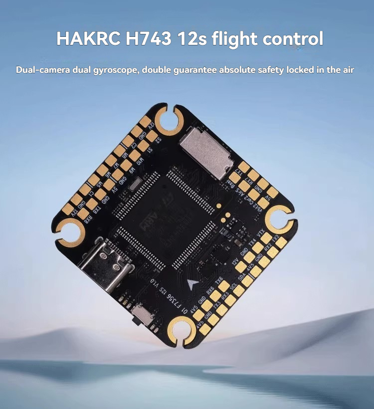 Contrôleur de vol HAKRC H743 8 - Drone Racing Flight Controller avis et prix