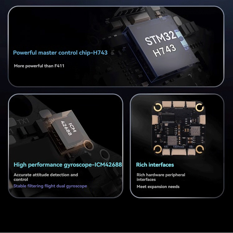 Contrôleur de vol HAKRC H743 8 - Drone Racing Flight Controller avis et prix